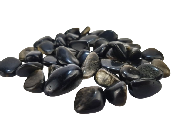 Chips Obsidiana Dorada cuatro