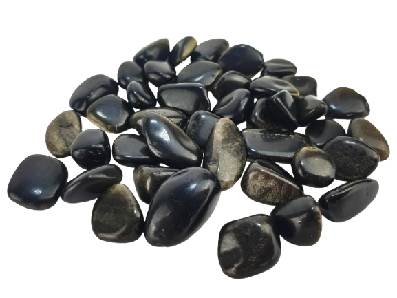 Chips Obsidiana Dorada tres