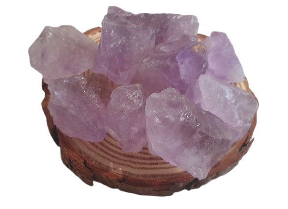 Cuarzo Amatista en bruto cinco