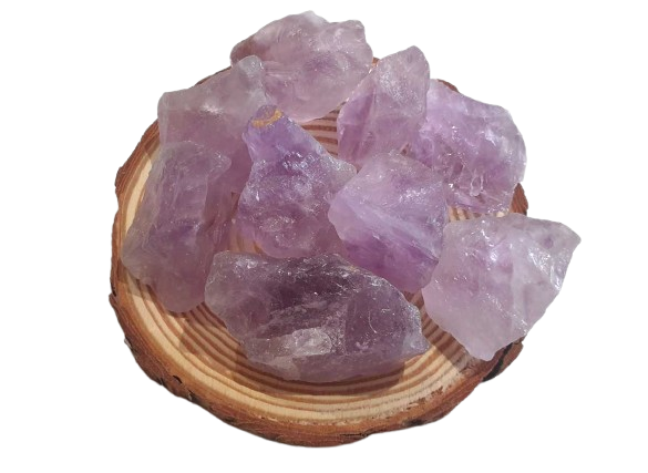 Cuarzo Amatista en bruto dos