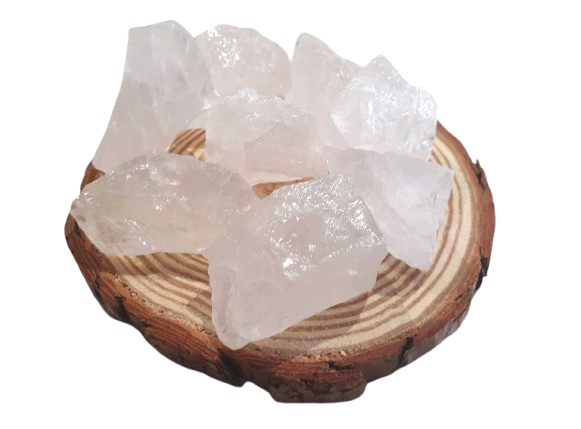 Cuarzo Blanco en Bruto cuatro