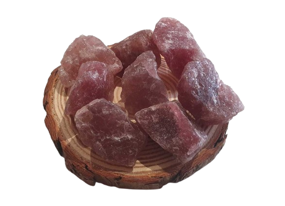 Cuarzo Rojo en Bruto cuatro