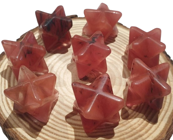 Estrella Merkaba Cornalina cuatro