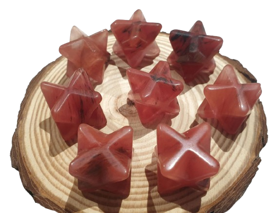 Estrella Merkaba Cornalina tres