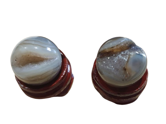 Lote Punto y esferas de agata 4