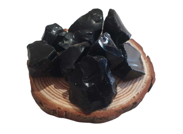 Obsidiana en Bruto tres
