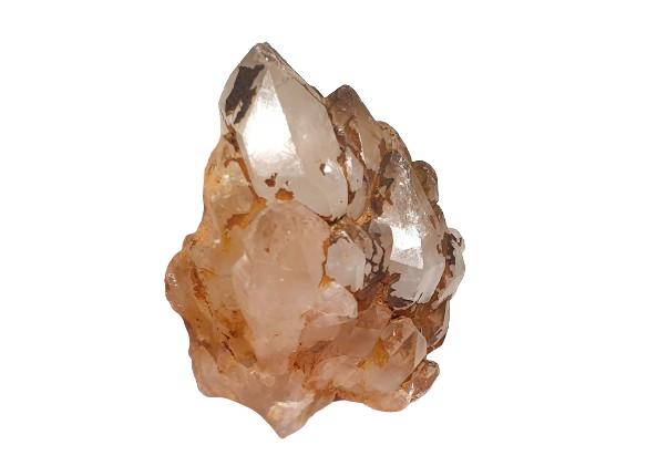 Racimo de Cuarzo con oxido de hierro 2