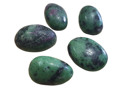 Rubi Zoisita Epidota pulida dos