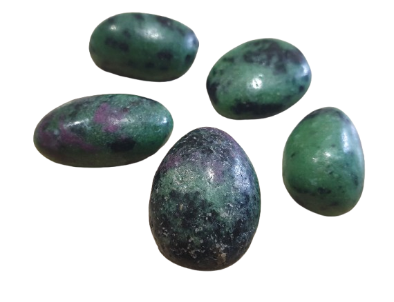 Rubi Zoisita Epidota pulida tres