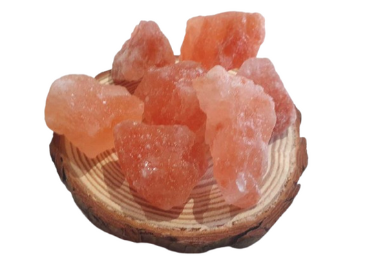 Sal del Himalaya en bruto dos