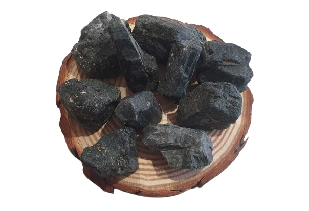 Turmalina Negra en Bruto cuatro