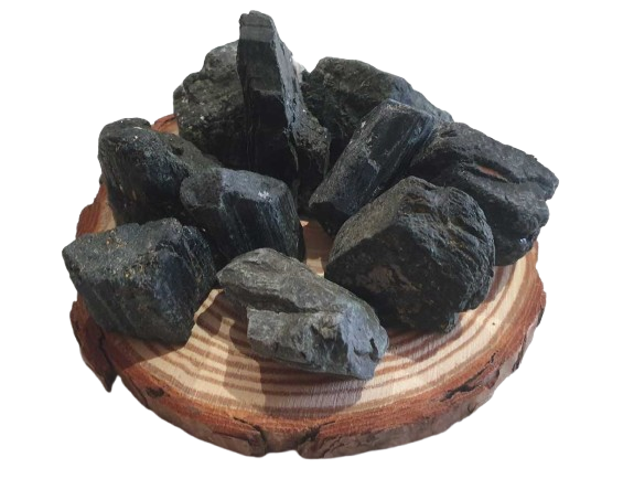 Turmalina Negra en Bruto tres