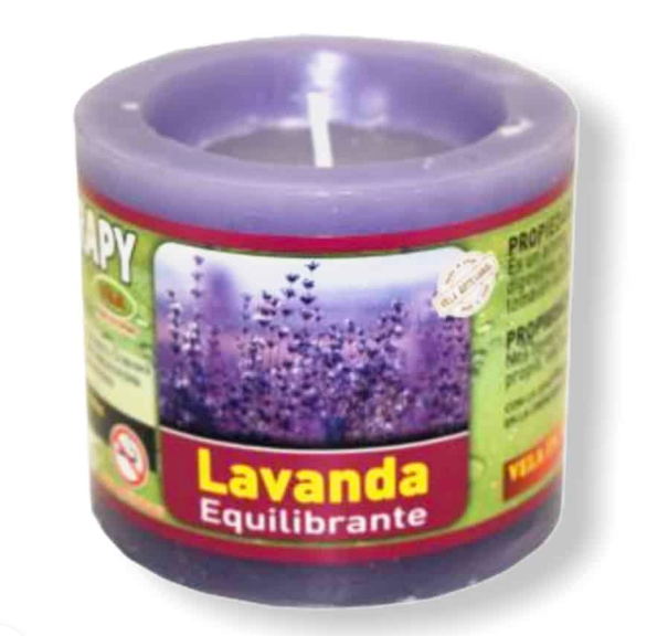 Velón de Aromaterapia de Lavanda, Equilibrante