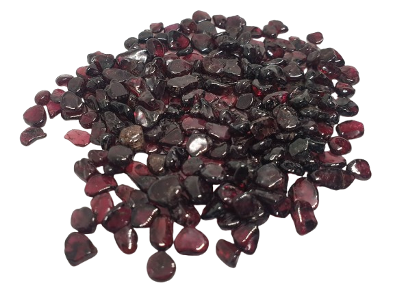 chips granate mineral tres