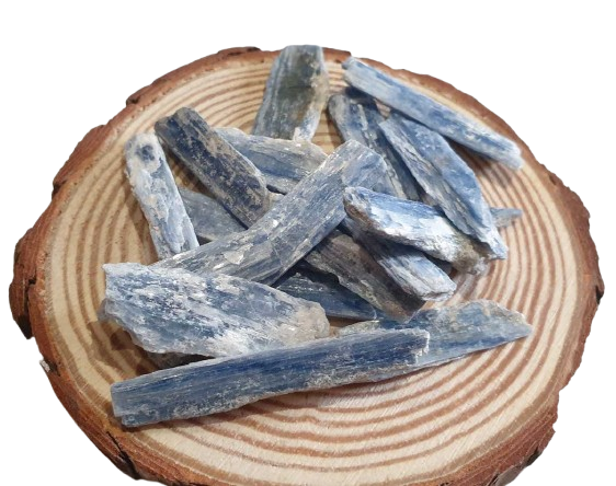 cianita azul en láminas