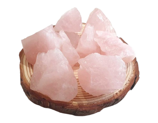 cuarzo rosa en bruto