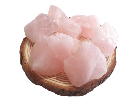 cuarzo rosa en bruto dos