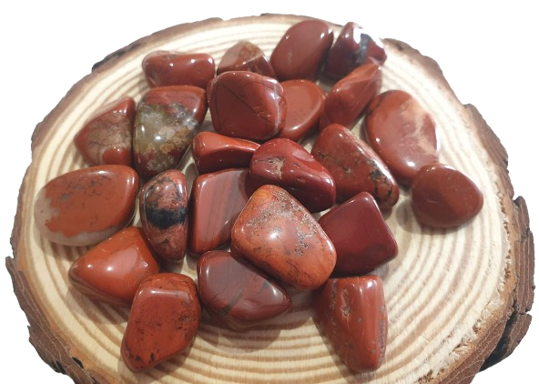 jaspe rojo pequeño pulido