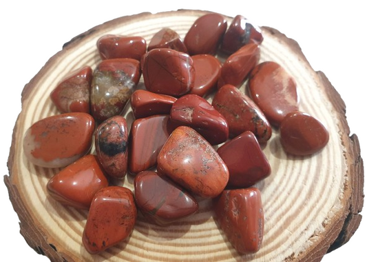 jaspe rojo pequeño pulido