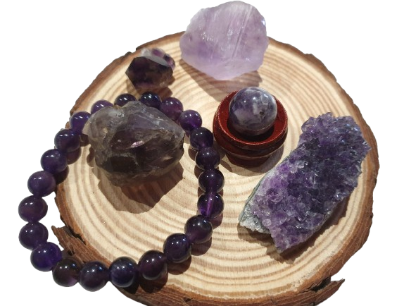 lote cuarzo amatista