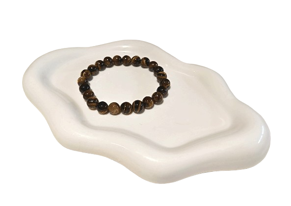 Pulsera de Ojo de Tigre Natural – Protección, Fuerza y Confianza
