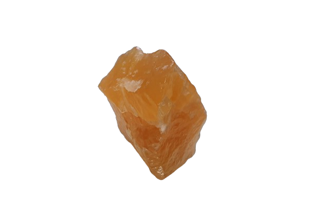 Calcita naranja en bruto de Brasil para colección de minerales