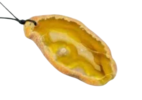 Colgante Geoda de Ágata en Lámina 2
