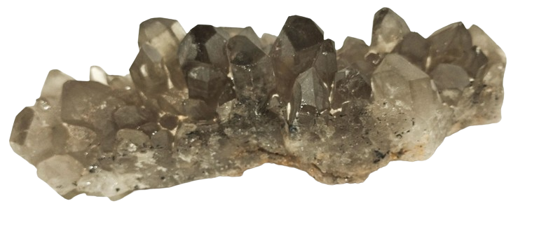 Drusa cuarzo ahumado 3