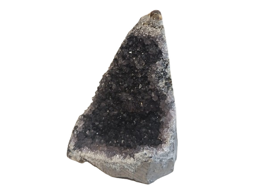 Drusa de Cuarzo Amatista en base natural minetral