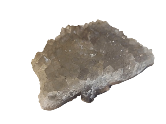 Drusa de cuarzo citrino pallido mineral