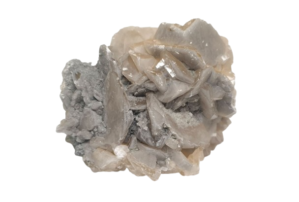 Flor de calcita amarilla