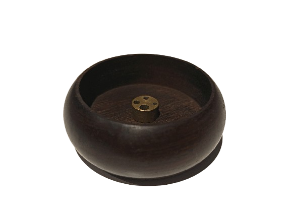 Porta Inciensos Redondo de madera
