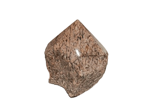 Punta de adularia semipulida de 562 gramos