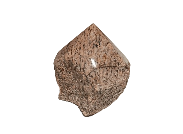 Punta de adularia semipulida de 562 gramos