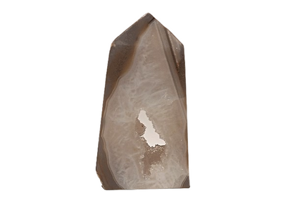 Punta de agata con geoda coleccion minerales