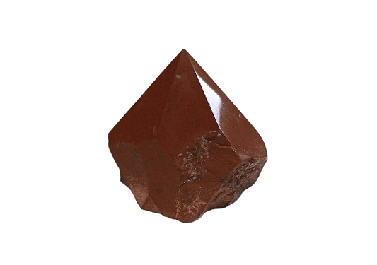 Punta Semipulida de Jaspe Rojo