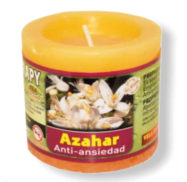 Velón de Aromaterapia de Azahar, Anti-Ansiedad