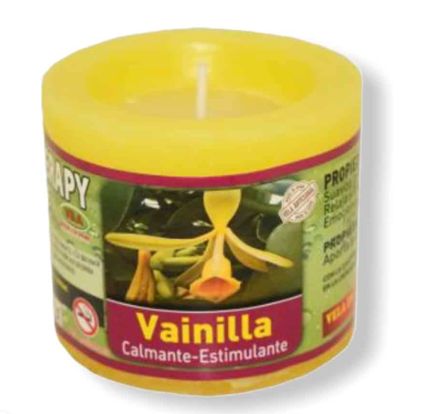 Velón de Aromaterapia de Vainilla, Calmante y Estimulante