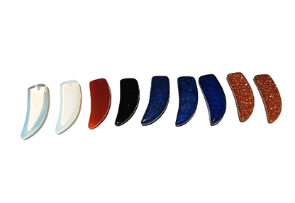 colgantes de colmillos de mineral natural almaedinia