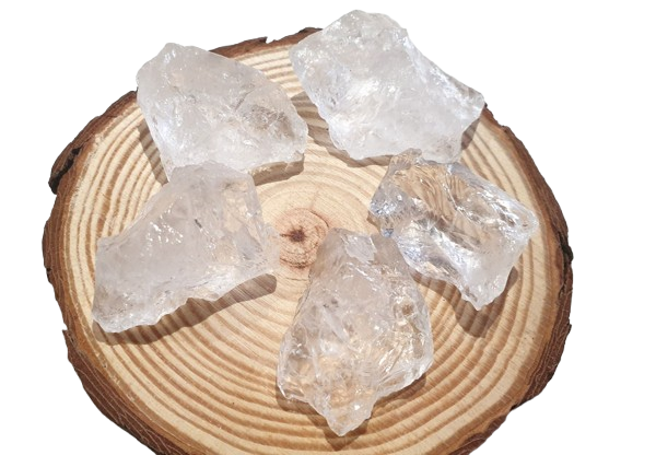 cuarzo azeztulita en bruto