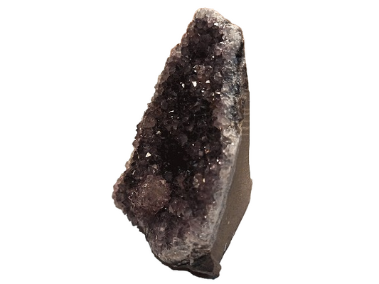 drusa de cuarzo amatista natural