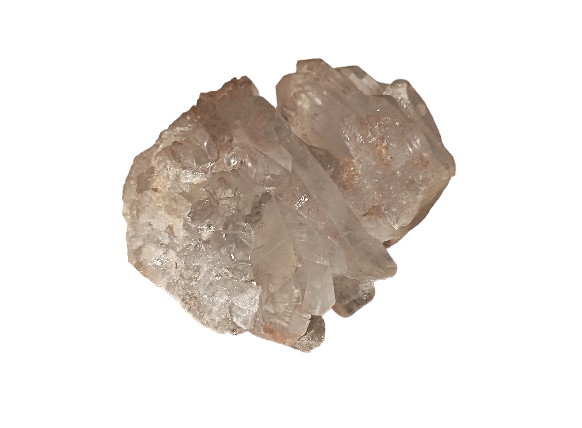 drusa de cuarzo hialino cristalizada