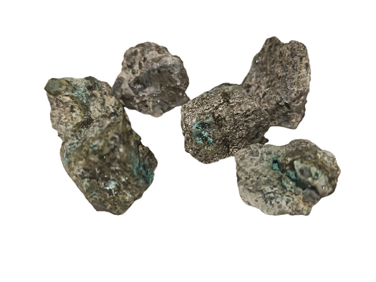 epidota crisocola en bruto