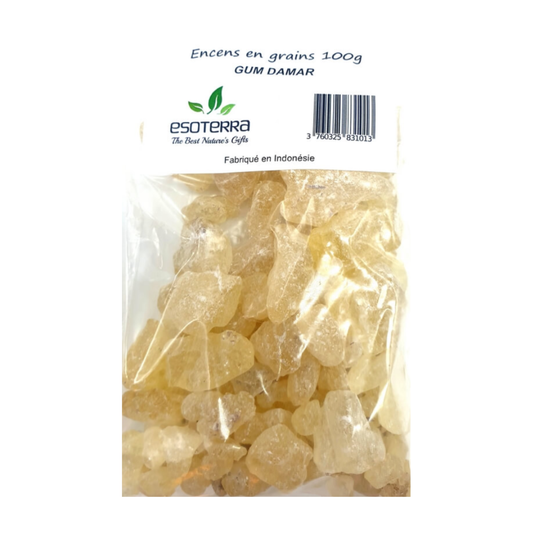 incienso en grano goma damar natural