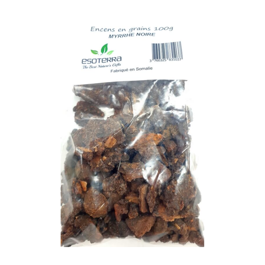 incienso en grano mirra negra natural