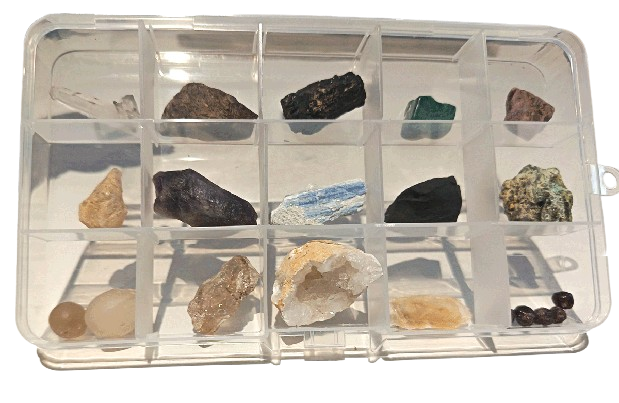 Kit de Minerales para Iniciación – Caja con 15 Minerales