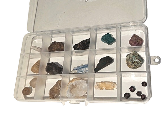 Kit de Minerales para Iniciación – Caja con 15 Minerales