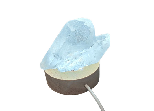 lampara de cuarzo hialino