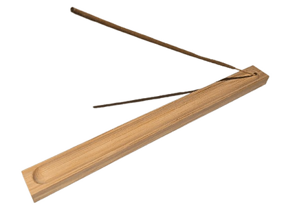 porta inciensos de madera natural  para varillas