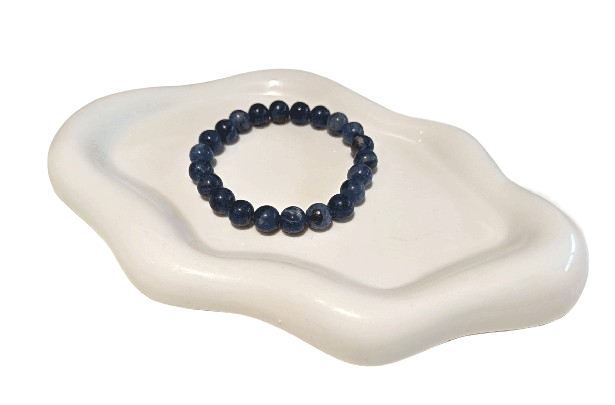 Pulsera de Sodalita Natural – Claridad Mental y Comunicación